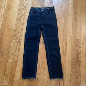 DL1961 Dark Indigo Ankle Crop Jeans